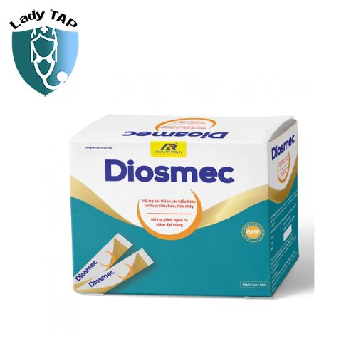 Diosmec - Hỗ trợ cải thiện biểu hiện rối loạn tiêu hóa