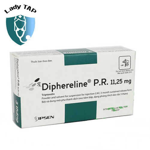 Diphereline P.R. 11.25mg - Thuốc điều trị lạc nội mạc tử cung hiệu quả của Pháp