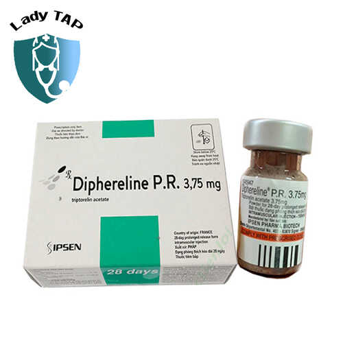 Diphereline P.R 3,75 mg - Thuốc điều trị lạc nội mạc tử cung hiệu quả của Pháp