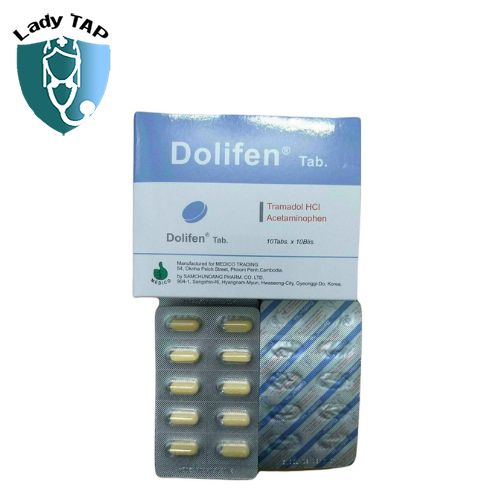 Dolifen Tab Samchungdang Pharm - Điều trị các cơn đau mức độ từ vừa đến nặng