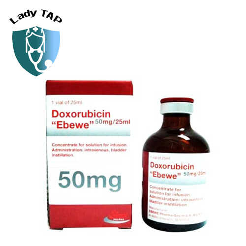 Doxorubicin 50 - Thuốc điều trị ung thư buồng trứng hiệu quả của Áo