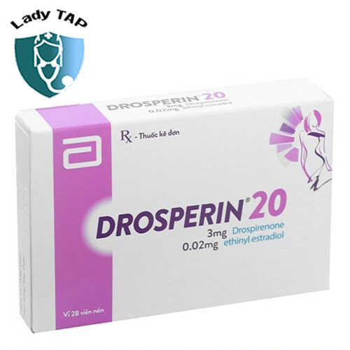Drosperin 20 - Thuốc tránh thai dùng hàng ngày hiệu quả của Chile