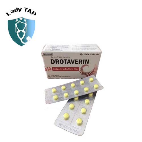 Drotaverin 40mg - Thuốc điều trị co thắt cơ trơn của Khapharco