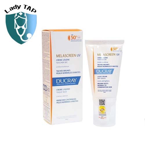 Ducray Melascreen UV Light Cream SPF50 40ml - Kem chống nắng