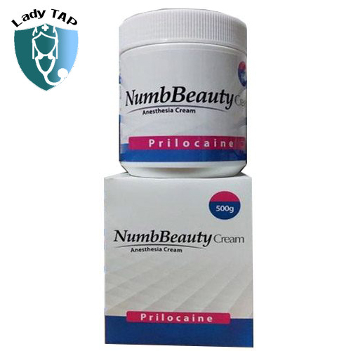 NumbBeauty Cream 500g Prilocaine IVYPHARMA - Gây tê da mặt trước khi làm xăm hình hay phẫu thuật
