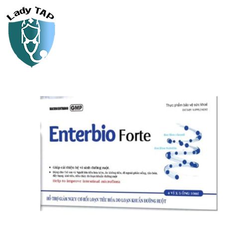 Enterbio Forte Fusi - Làm giảm các triệu chứng của rối loạn tiêu hóa