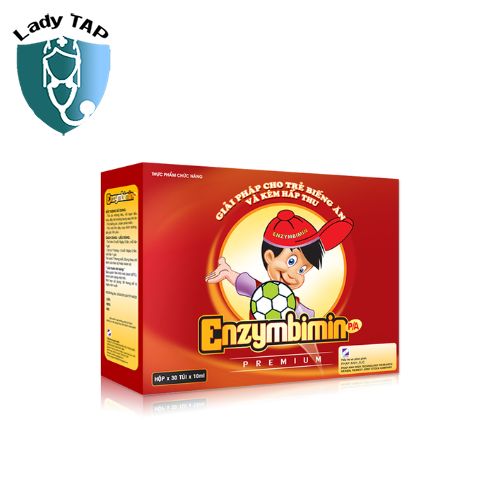 Enzymbimin P/A (Hộp 30 túi) Dược phẩm Mê Linh - Giúp trẻ ăn ngon miệng, tăng cường hấp thu dưỡng chất