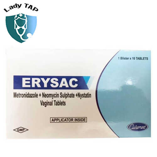 Erysac - Thuốc đặt điều trị nấm âm đạo hiệu quả của Ấn Độ