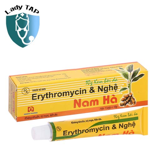 Erythromycin & Nghệ Nam Hà 10g NamHapharma - Trị vết thương
