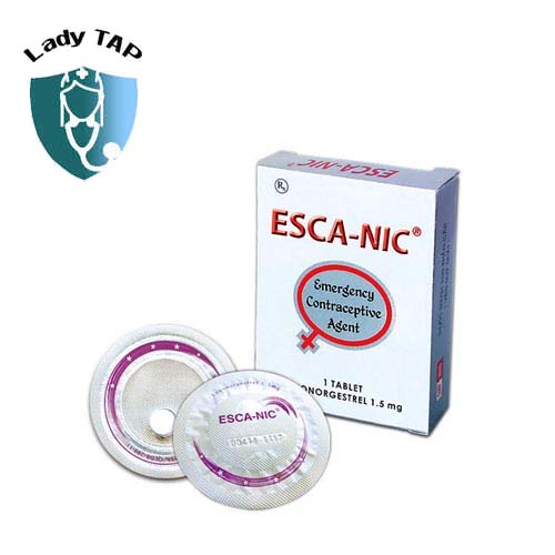Esca-Nic 1,5 mg - Thuốc tránh thai khẩn cấp trong 72h