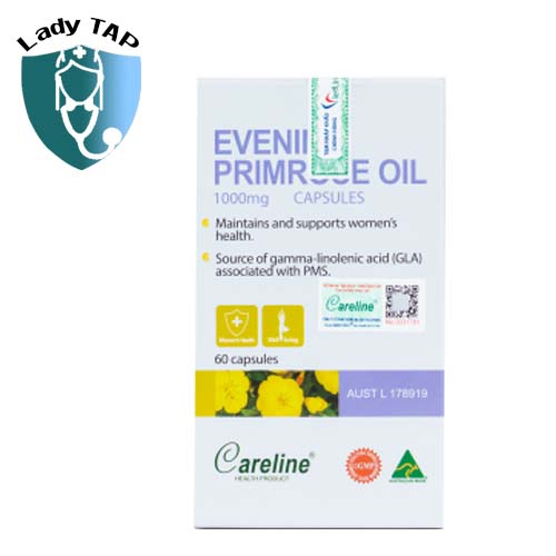 Evening Primrose Oil 1000mg CareLine - Làm giảm mụn trứng cá