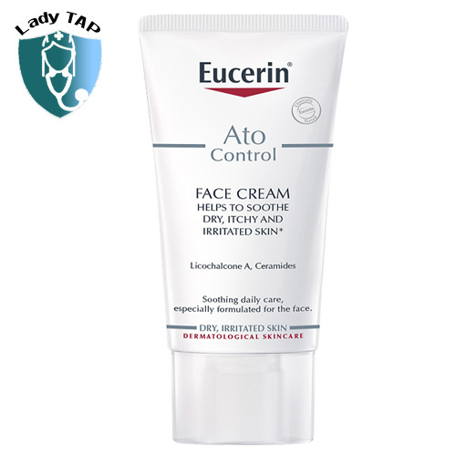 Eucerin Ato Control Face Cream 50ml - Bổ sung độ ẩm giúp da mềm mịn hơn