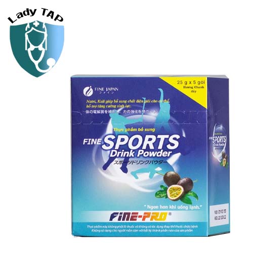 Fine Sports Drink Powder (vị chanh leo) - Hỗ trợ tăng cường sinh lực