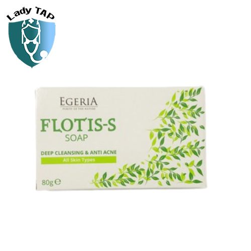 Flotis-S Soap 80g EGERIA - Làm sạch da, nuôi dưỡng và làm ẩm da, cân bằng pH và kháng khuẩn