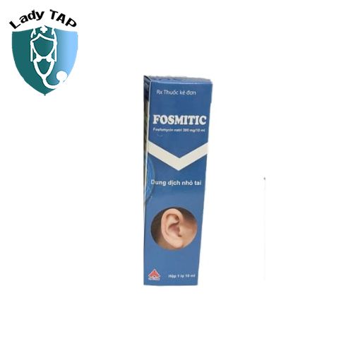 Fosmitic 300mg/10ml CPC1HN - Điều trị viêm tai giữa, viêm màng nhĩ