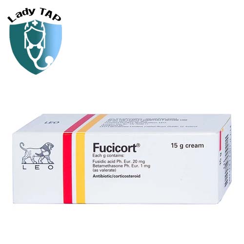 Fucicort Cream 15g Leo - Điều trị viêm da nhiễm khuẩn