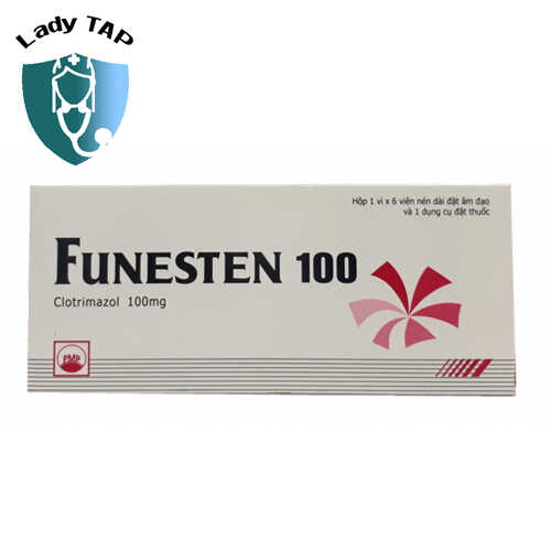 Funesten 100 - Viên đặt điều trị viêm phụ khoa hiệu quả