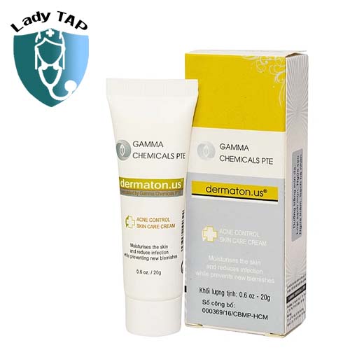 Gamma Chemicals Pte Dermaton.us Acnes Control Skin Care Cream 20G
