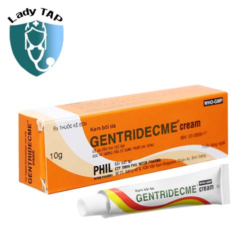 Gentridecme Cream 10g Phil - Thuốc điều trị nhiễm nấm da