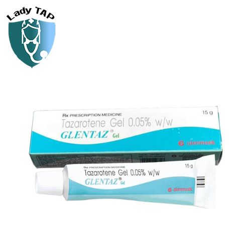 Glentaz 0,05% 15g - Điều trị vẩy nến dạng mảng thể ổn định, trứng cá vùng da mặt vừa và nhẹ