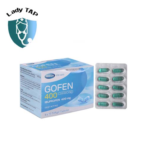 Gofen 400mg - Thuốc điều trị đau đàu, cảm cúm của Mega