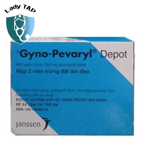 Gyno-Pevaryl Depot - Viên đặt điều trị viêm phụ khoa hiệu quả