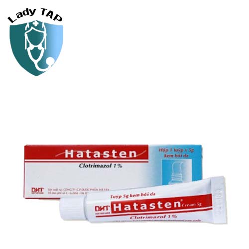Hatastencream 5g Hataphar - Điều trị bệnh da bội nhiễm