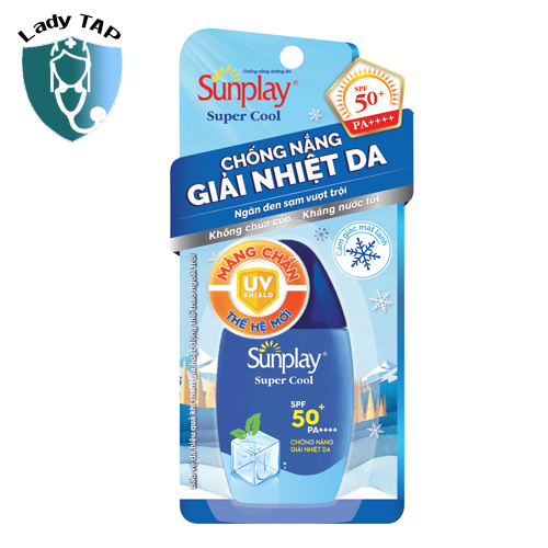 Sunplay Super Cool SPF50 PA++++ 30g - giúp ngăn chặn hiện tượng đen sạm, nám da