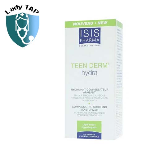 Isis Pharma Teen Derm Hydra 40ml - Giúp dưỡng ẩm da