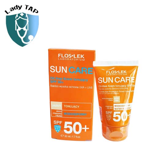 Kem chống nắng Floslek Oil-free Sun Protection Tinted Cream SPF 50+ Laboratorium