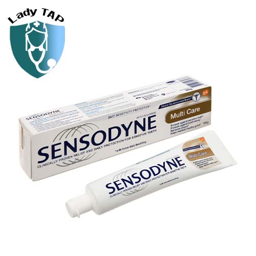 Kem đánh răng Sensodyne Multi Care 100g - Giúp loại bỏ mảng bám trên răng