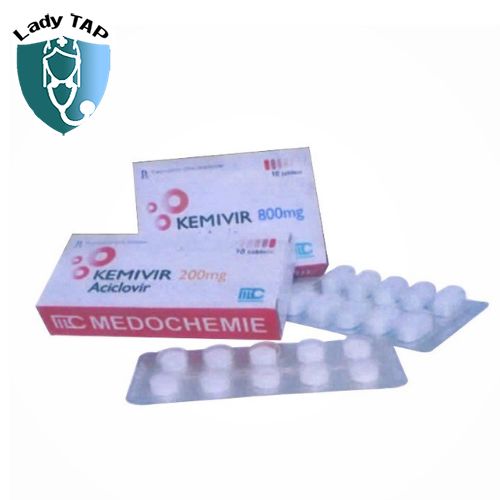 Kemivir 800mg Medochemie - Điều trị bệnh thủy đậu và bệnh zona