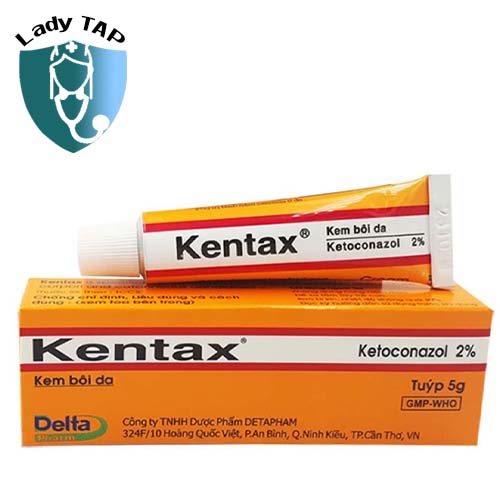 Kentax 5g Detapham - Điều trị hắc lào, lang ben, lác biếng