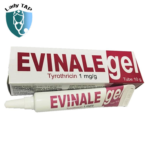Evinale Gel 10g Arlico Pharm - Chống nhiễm khuẩn ở các vết thương nhỏ