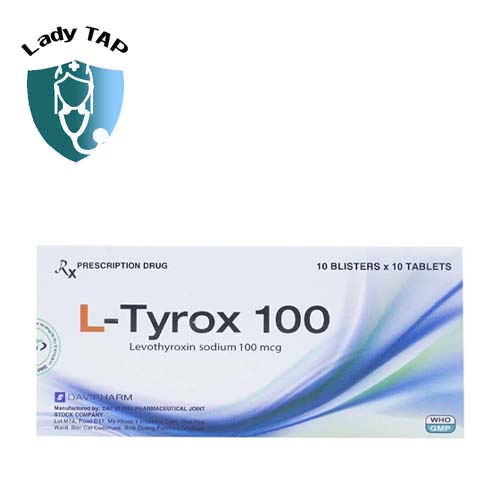L-Tyrox 100mcg Davi - Thuốc điều trị suy tuyến giáp