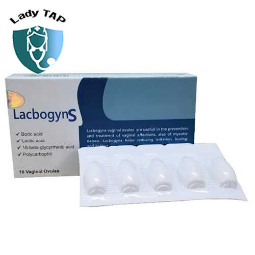 Lacbogyns - Viên đặt ngăn ngừa và điều trị viêm âm đạo