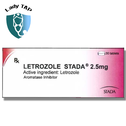 Letrozole Stada 2.5mg - Thuốc điều trị ung thư vú hiệu quả của Đức