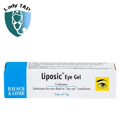 Liposic Eye Gel 10g Dr.Gerhard - Điều trị triệu chứng cho bệnh khô mắt