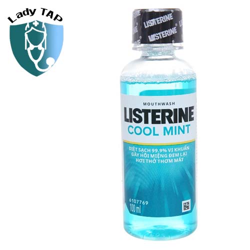 Listerine Cool Mint 100ml LF Beauty - Diệt sạch vi khuẩn gây chứng hôi miệng