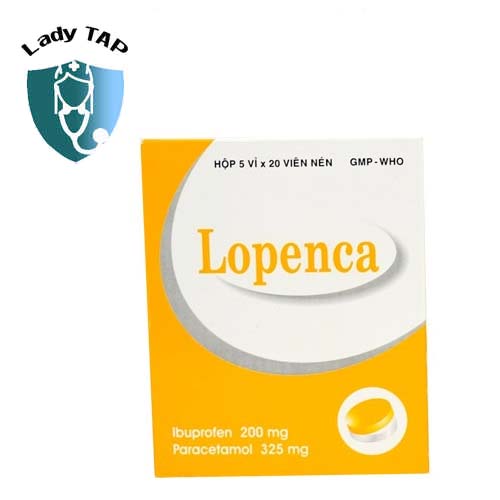 Lopenca - Thuốc giúp hạ sốt và giảm đau của Dược Hậu Giang