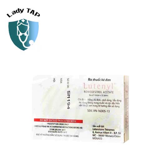 Lutenyl 5mg Laboratoire - Thuốc điều trị rối loạn kinh nguyệt