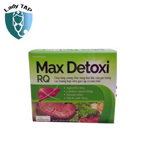 Max Detoxi RQ Santex - Viên uống Giải độc gan giúp thanh nhiệt