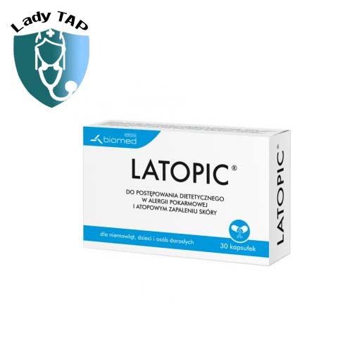 Men vi sinh Latopic (30 viên) Biomec - Giữ cân bằng hệ vi khuẩn đường ruột