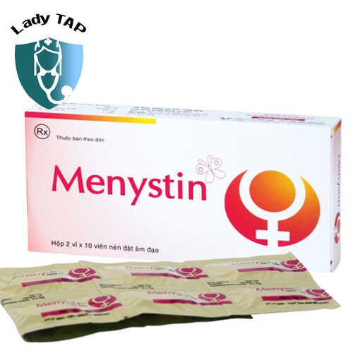 Menystin - Thuốc đặt điều trị viêm phụ khoa hiệu quả