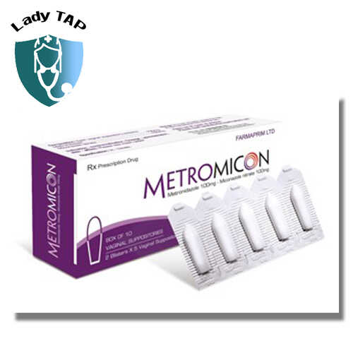 Metromicon - Thuốc đặt điều trị viêm phụ khoa hiệu quả