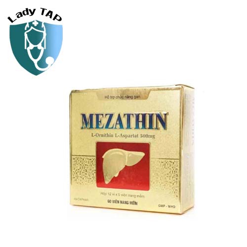 Mezathin 500mg Hataphar - Hỗ trợ điều trị các bệnh về gan