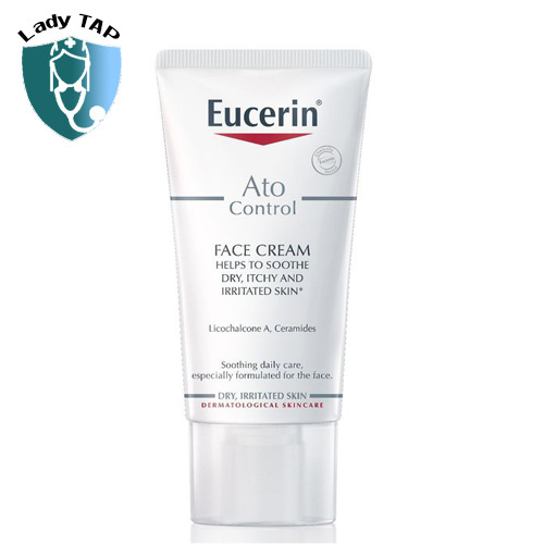 Kem dưỡng Eucerin Atocontrol Face Cream 12% Omega - Giúp làn da trở nên êm dịu và mịn màng