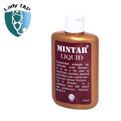 Mintar Liquid 150ml Gamma - Hỗ trợ làm sạch gàu, giảm gàu cho da đầu