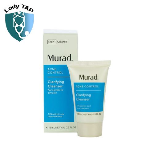 Murad Acne Control Clarifying Cleanser 15ml - Làm thông thoáng lỗ chân lông, kháng khuẩn size nhỏ