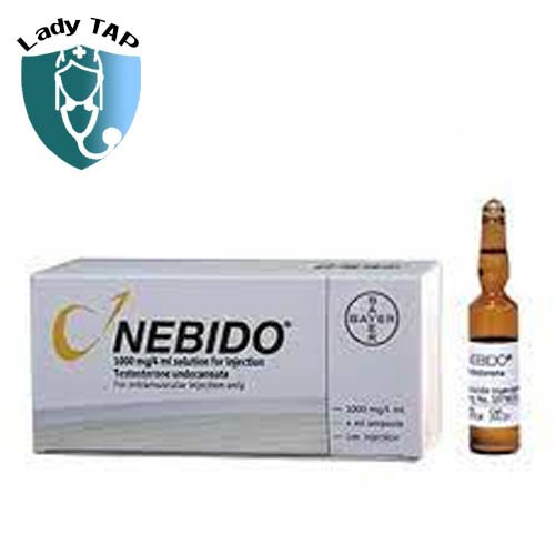NEBIDO 1000MG/4ML Bayer - Thuốc điều trị suy sinh dục nam giới